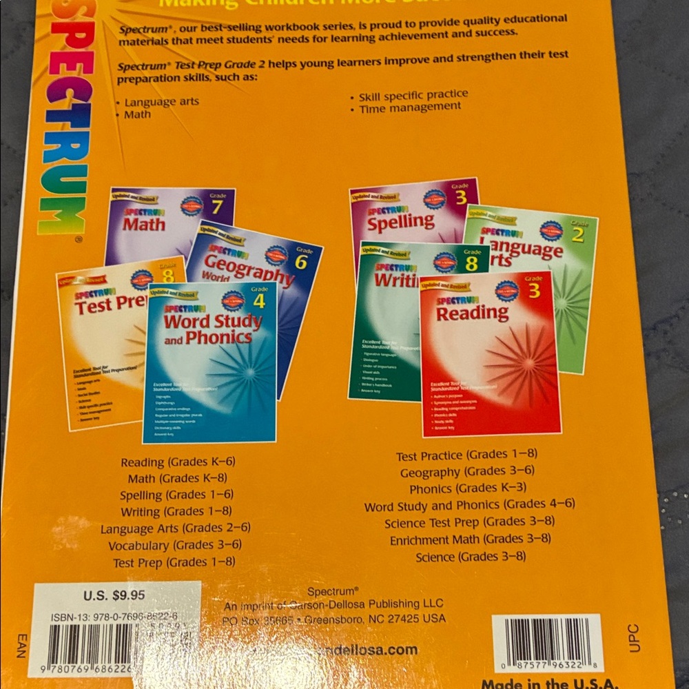 Test Prep Book - Yellow - Picture 3 of 8
